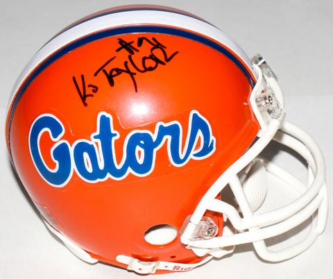 Kelvin Taylor Signed Florida Gators Mini-Helmet (PSA COA) Falcons Back up R.B.