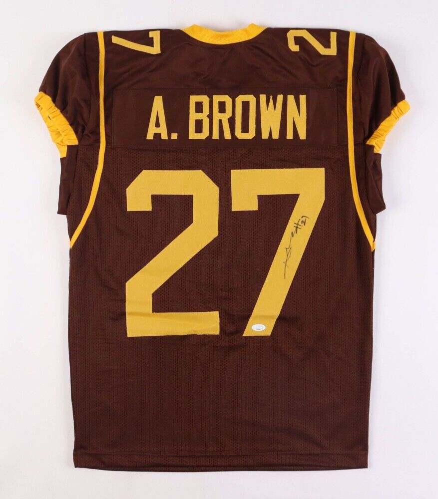Antonio Brown Signed Central Michigan Chippewas Jersey (JSA COA) Steelers W.R.