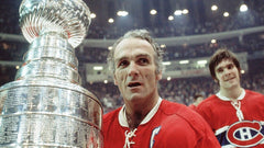 Henri Richard Signed Canadiens 35"x 43" Custom Framed Jersey Inscribed "11 Cups"