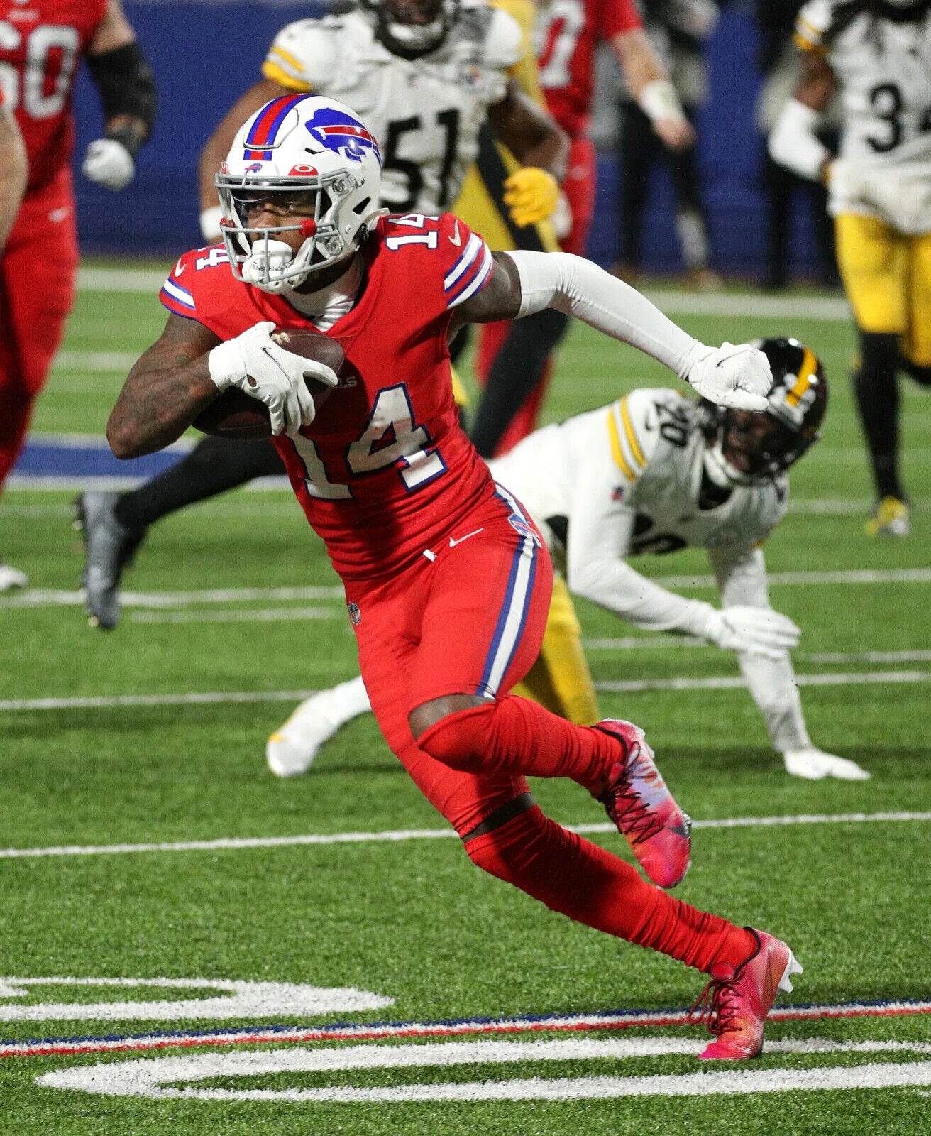 Saints logo ends up on jersey of Bills WR Stefon Diggs at Pro Bowl