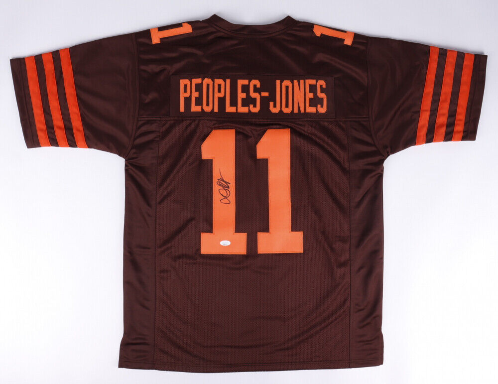 Donovan Peoples-Jones Signed Cleveland Browns Jersey (JSA COA) 2020 Pick W.R