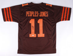 Donovan Peoples-Jones Signed Cleveland Browns Jersey (JSA COA) 2020 Pick W.R