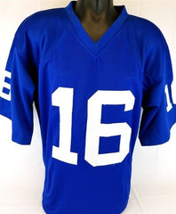 Norm Snead Signed New York Giants Jersey (JSA COA) 4xPro Bowl Quarterback