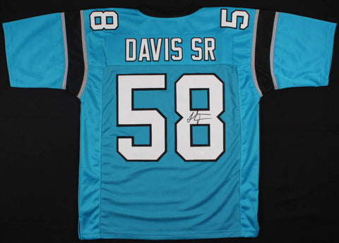 Thomas Davis Sr. Signed Panthers Jersey (JSA Holo) 3×Pro Bowl L B  (2015 - 2017)