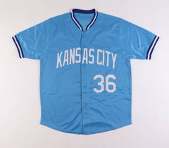 Gaylord Perry Signed Kansas City Royals Jersey (JSA COA) Hall of Fame 1991
