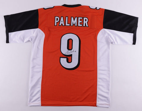 Carson Palmer Signed Bengals Jersey (JSA COA) Cincinnati's 3×Pro Bowl Q.B.