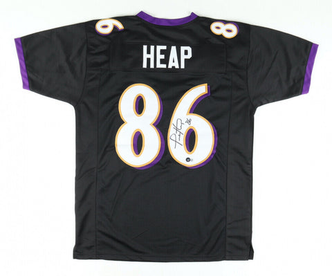 Todd Heap Signed Baltimore Ravens Jersey (Beckett Hologram) 2xPro Bowl Tight End