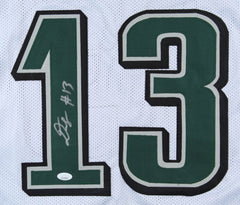 Travis Fulgham Signed Philadelphia Eagles Jersey (JSA COA)Starting Wide Receiver