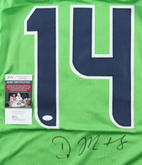 D. K. Metcalf Signed Seahawks Jersey (JSA COA) Seattle 2nd Rd Pick 2019 Ole Miss