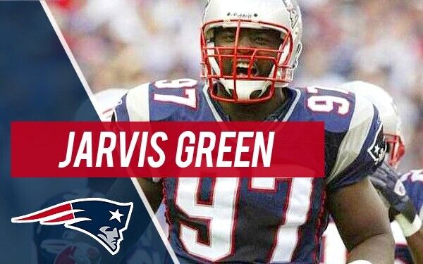 Jarvis Green Signed New England Patriots Jersey (JSA COA) 2xSuper Bowl –