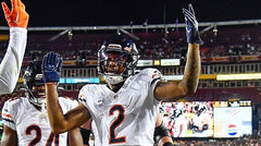 D. J. Moore Signed Salute to Service On-Field Bears Hat (Beckett) Chicago Cap