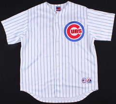 Aramis Ramirez Signed Chicago Cub Pinstriped Jersey (Fanatics) 3xAll Star 3 Base