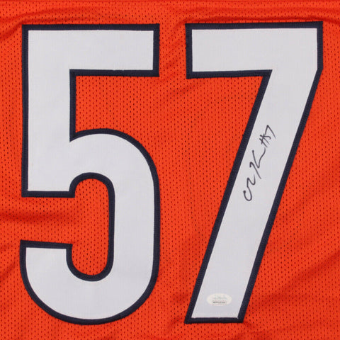 William Perry Signed Orange Chicago Bears Jersey (JSA COA) 1986 Super –