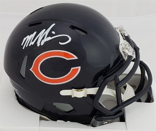 Mike Singletary Signed Chicago Bears Speed Mini Helmet (JSA COA) Super –