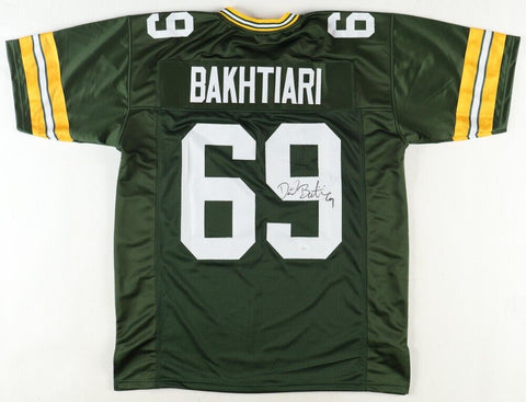 David Bakhtiari Signed Packers Jersey (JSA COA) Green Bay 3xPro Bowl Off. Tackle