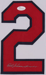 Red Schoendienst Signed St. Louis Cardinals 35x43 Custom Framed Jersey (JSA COA)