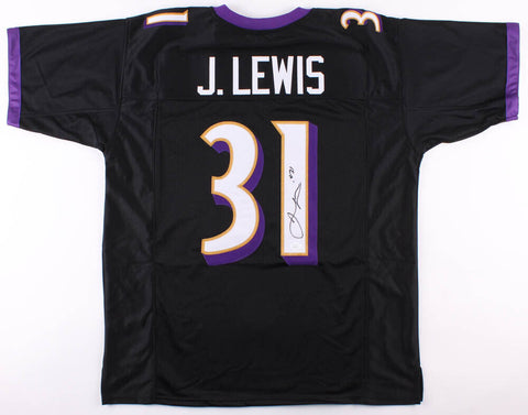 Jamal Lewis Signed Baltimore Ravens Jersey (JSA COA)Super Bowl Champion (XXXV)