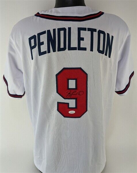 Terry Pendleton Signed Atlanta Braves Jersey (JSA COA) 1991 N.L.