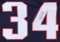 Rex Burkhead Signed Patriots Jersey (JSA COA) Nebraska Cornhusker Running Back