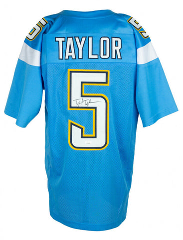 Tyrod Taylor Signed Los Angeles Chargers Jersey (JSA COA)  2015 Pro Bowl Q.B.