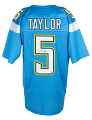 Tyrod Taylor Signed Los Angeles Chargers Jersey (JSA COA)  2015 Pro Bowl Q.B.