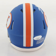 Jaydon Hill Signed Florida Gators Throwback Speed Mini-Helmet (JSA COA)