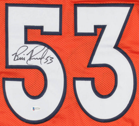 Bill Romanowski Signed Denver Broncos Jersey (Beckett Holo) 4xSuper Bowl Champ