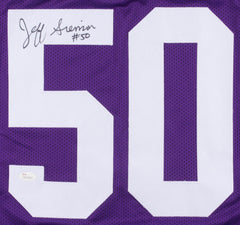Jeff Siemon Signed Vikings Jersey (JSA) 4x Pro Bowl Linebacker  (1973,1975–1977)