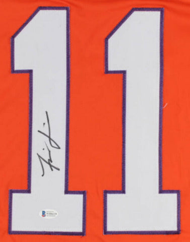 Isaiah Simmons Signed Clemson Tigers Jersey (Beckett COA)2020 1st Rd Pk Arizona