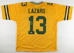 Allen Lazard Signed Green Bay Packers Throwback Jersey (Beckett COA) Iowa State