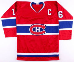 Henri Richard Signed Montreal Canadiens Jersey Inscribed "11 Cups" (JSA COA)