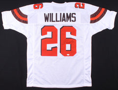 Greedy Williams Signed Cleveland Browns Jersey (TSE COA) 2019 2nd Rd Pick LSU DB