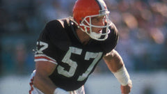 Clay Matthews Jr. Signed Cleveland Browns Mini Helmet (Beckett) 4xPro Bowl L.B.