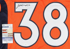 Jaleel McLaughlin Signed Denver Broncos Jersey (JSA COA) Ex-Notre Dame R.B.