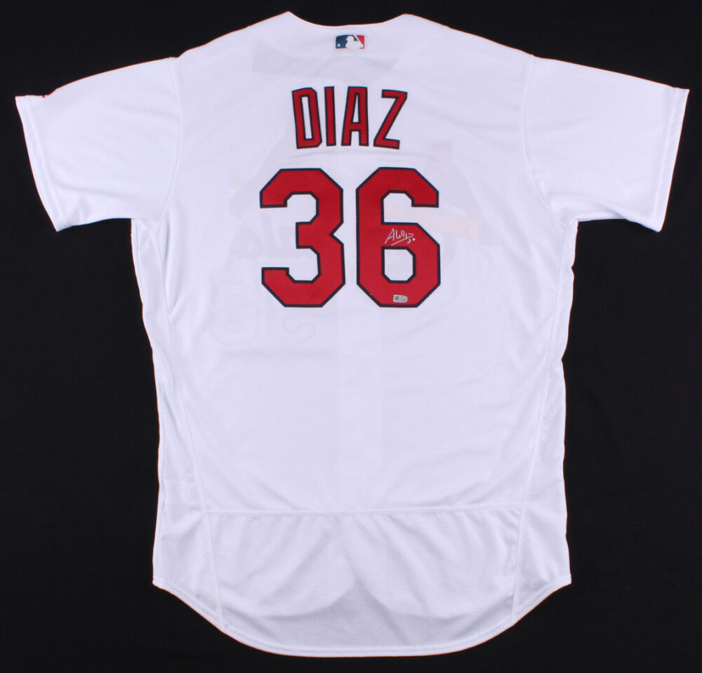 Aledmys Diaz Signed Cardinals Jersey (MLB Hologram) St.Louis All