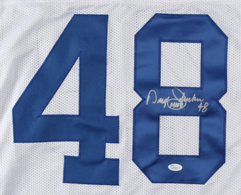 Daryl Johnston Signed Dallas Cowboys Jersey (JSA COA) 3×Super Bowl Champ / Moose