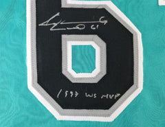 Livan Hernandez Signed Florida Marlins Jersey Inscribed "97 WS MVP" (JSA COA)