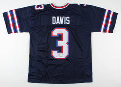 Gabriel Davis Signed Buffalo Bills Dark Blue Jersey (PSA COA) 2020 Draft Pick WR