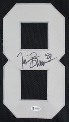 Tim Brown Signed Oakland Raiders Jersey (Beckett) Ex-Irish All Pro Wide Receiver