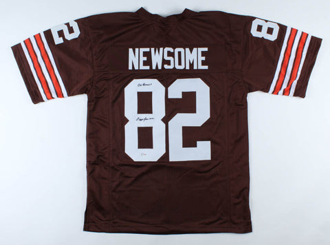 Ozzie Newsome Signed Cleveland Browns Jersey Inscribed "Go Browns" (PSA COA)