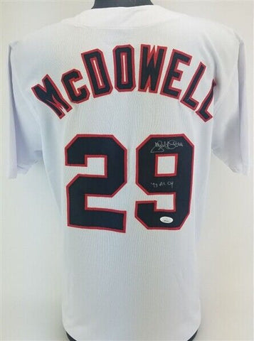 Jack Blackjack McDowell "93 AL Cy" Signed Chicago White Sox Jersey (JSA  COA)