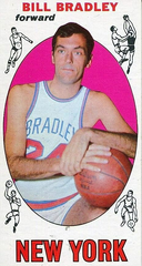 Bill Bradley Signed New York Knicks Jersey (JSA COA) 2×NBA Champions 1970 & 1973