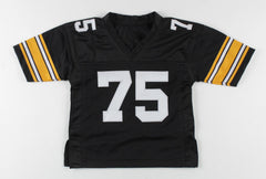 Joe Greene Signed Pittsburgh Steelers Youth Jersey (Beckett COA) 10xPro Bowl D.T