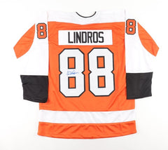 Eric Lindros Signed Philadelphia Flyer Jersey (JSA COA) NHL 1992–2007 / HOF 2016