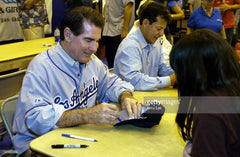 Steve Garvey Signed Los Angeles Dodgers Gray Road Jersey (JSA) 1981 W.S Champion