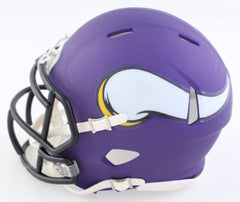 Dalvin Cook Signed Minnesota Viking Mini Helmet (Beckett) 3xPro Bowl Runnin Back