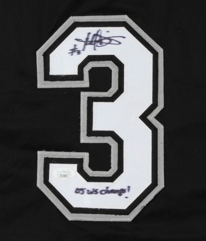 Harold Baines "05 WS Champs!" Signed Chicago White Sox Black Jersey (JSA COA) DH