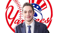 Saturday Night Live's Pete Davidson Signed New York Yankees Jersey (Beckett) SNL