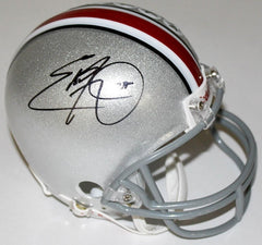 Eddie George Signed Ohio State Buckeyes Mini-Helmet (Schwartz COA) Titans R.B.