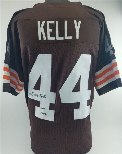 Leroy Kelly Signed Browns Throwback Jersey Inscribed "H.O.F 1994" (JSA COA)